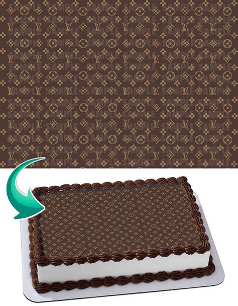 louis vuitton bag cake topper|louis vuitton edible icing sheets.